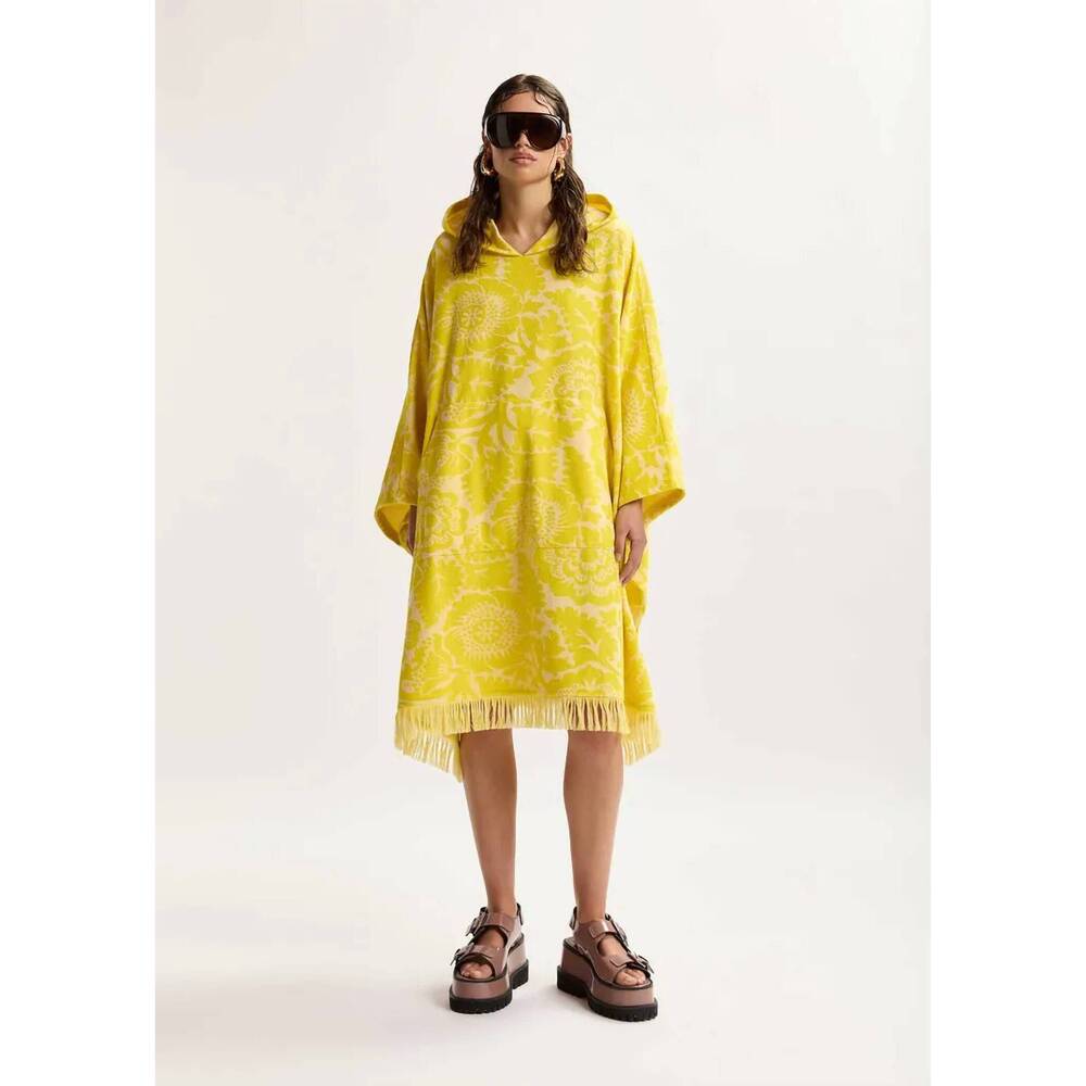 NEW ESSENTIEL ANTWERP jowel towel jersey dress in amalfi lemon